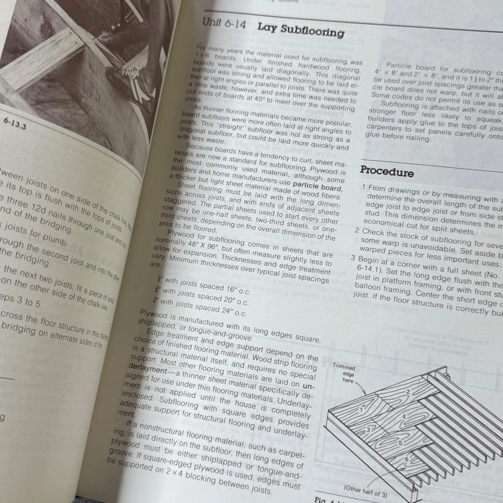Residential Carpentry Book Mortimer Reed Construction Building Guide - Picture 4 of 8